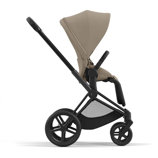 CYBEX Priam 4.0 Matt Black Kombikinderwagen cozy beige beige