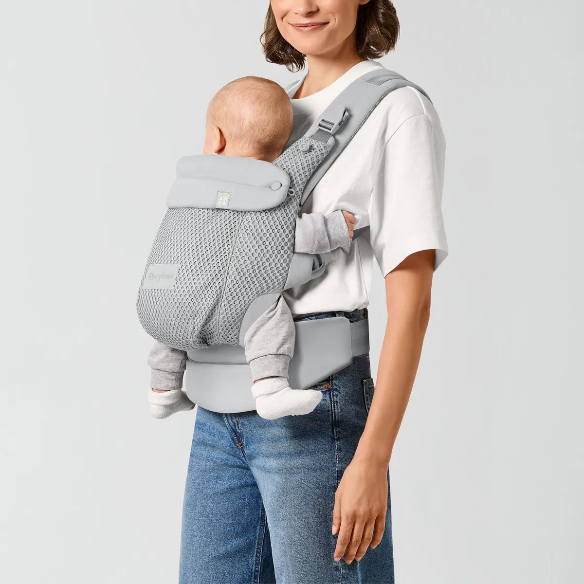 CYBEX Balios Lux 5in1 Bundle inkl. Amya Babytrage stone grey