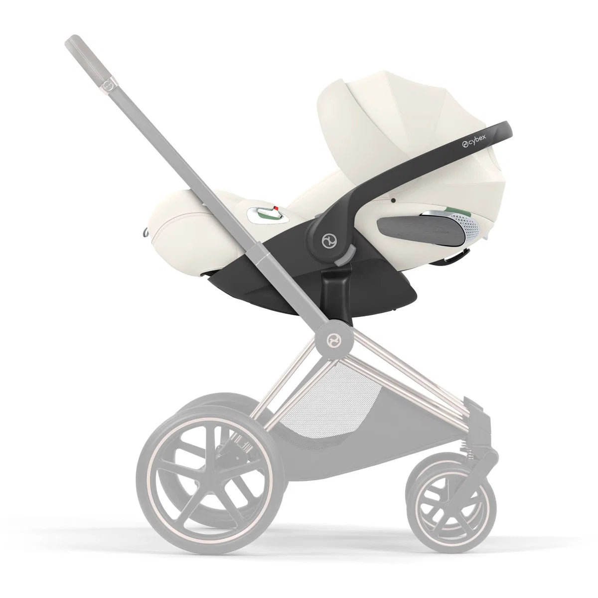 CYBEX E-Priam Style Rosegold Bundle - Set 4in1 inkl. Cloud T & Base T Off White