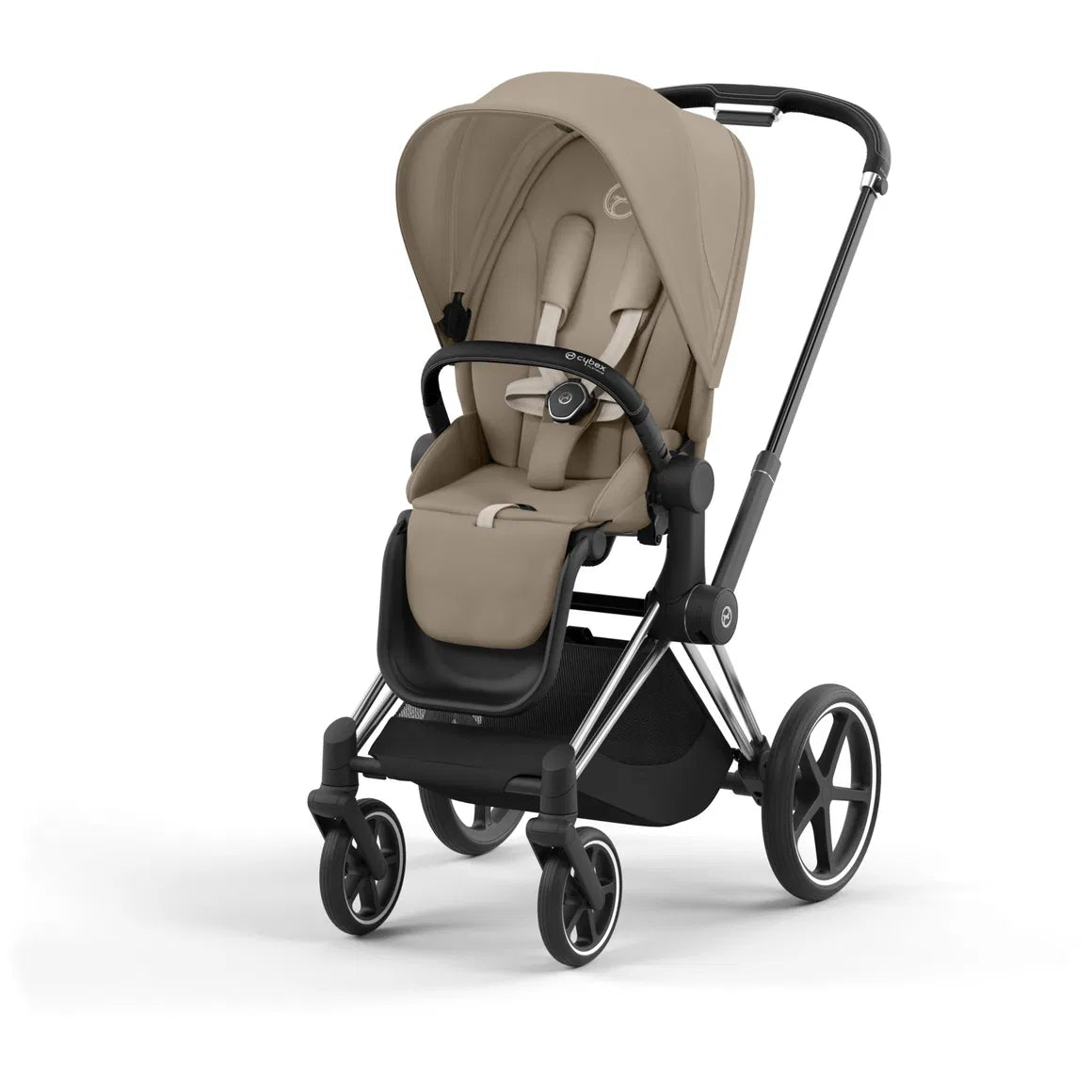 Cybex Priam Chrome Beige Travel Bundle-Set 4in1 inkl Cloud T Plus