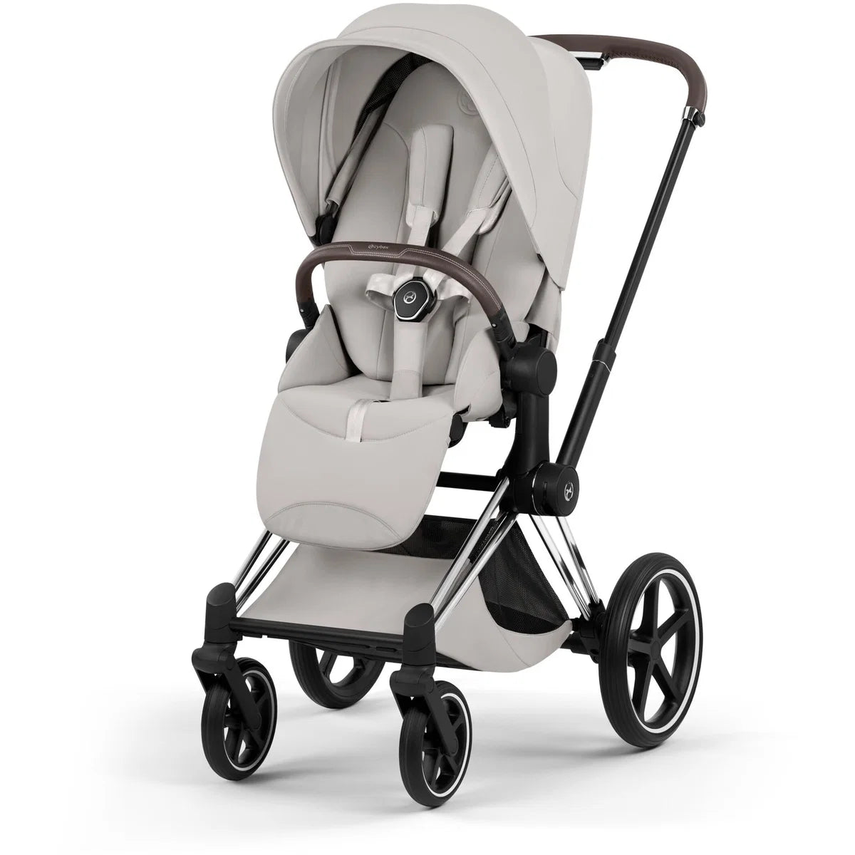 CYBEX Priam Style Chrome Bundle - Set 4in1 inkl. Cloud T & Base T City Grey