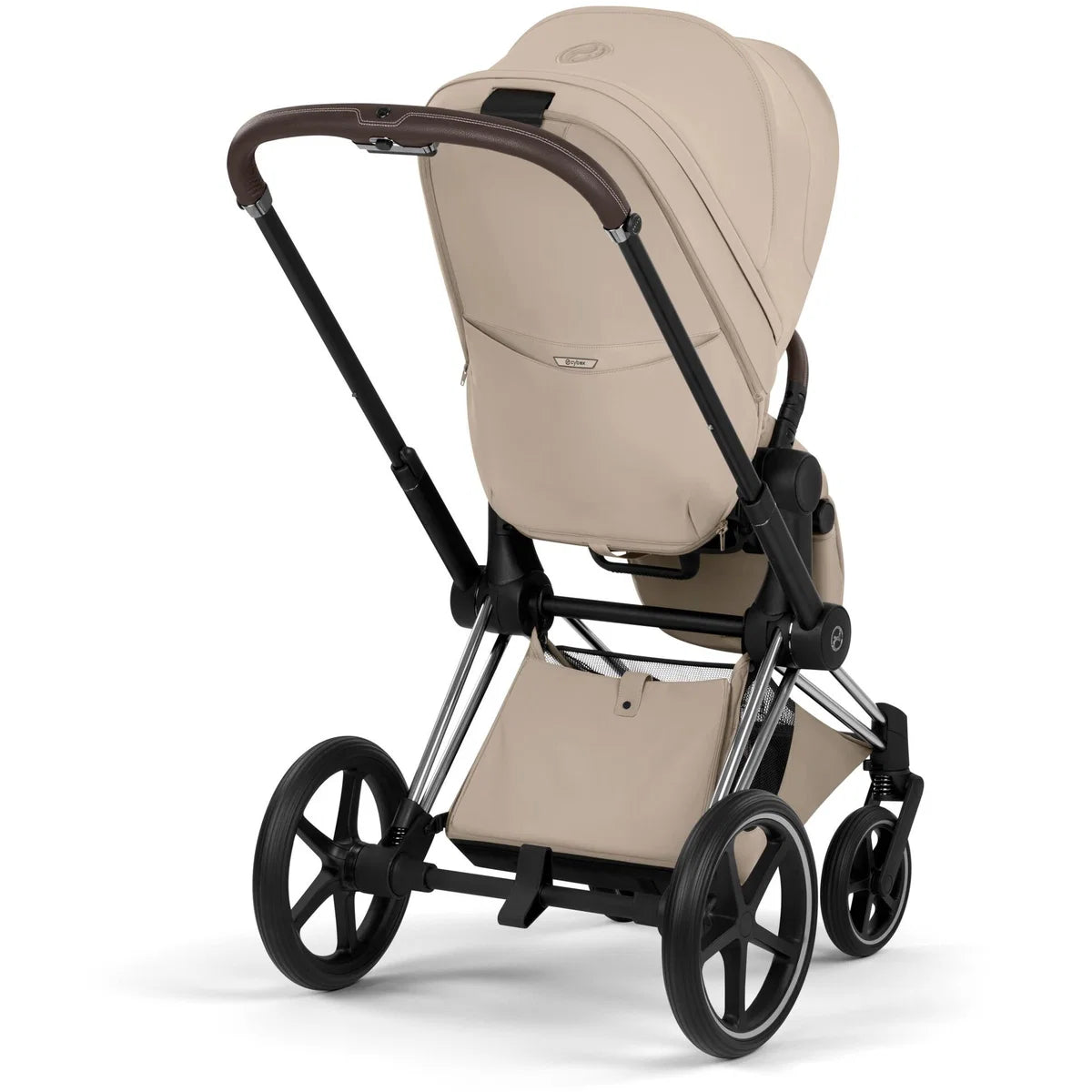 CYBEX Priam Style Chrome Bundle - Set 4in1 inkl. Cloud T & Base T Cozy Beige