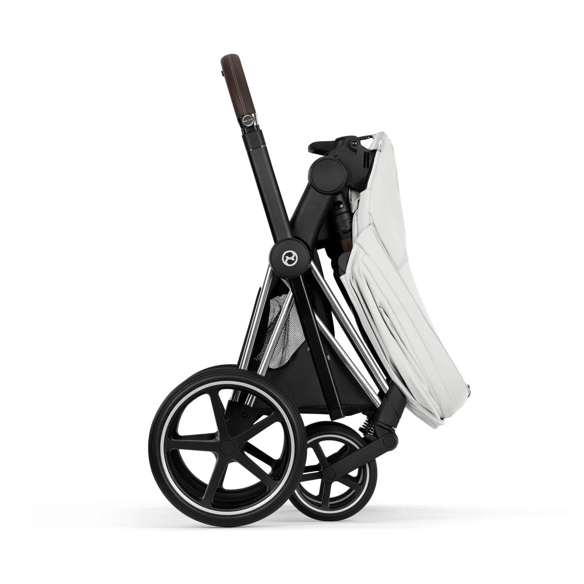 CYBEX Priam Style Chrome Bundle - Set 4in1 inkl. Cloud T & Base T Off White