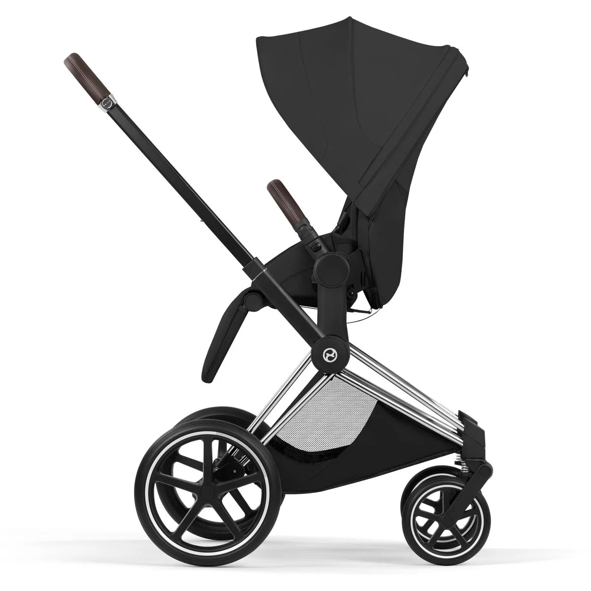 CYBEX Priam Style Chrome Bundle - Set 4in1 inkl. Cloud T & Base T Sepia Black
