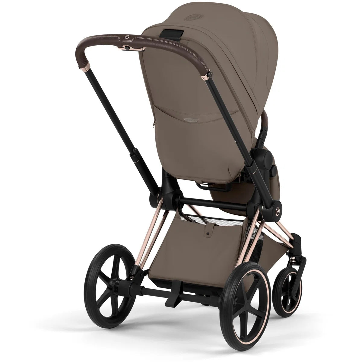 CYBEX Priam Style Rosegold Bundle - Set 4en1 incluant Cloud T & Base T Noir Sepia