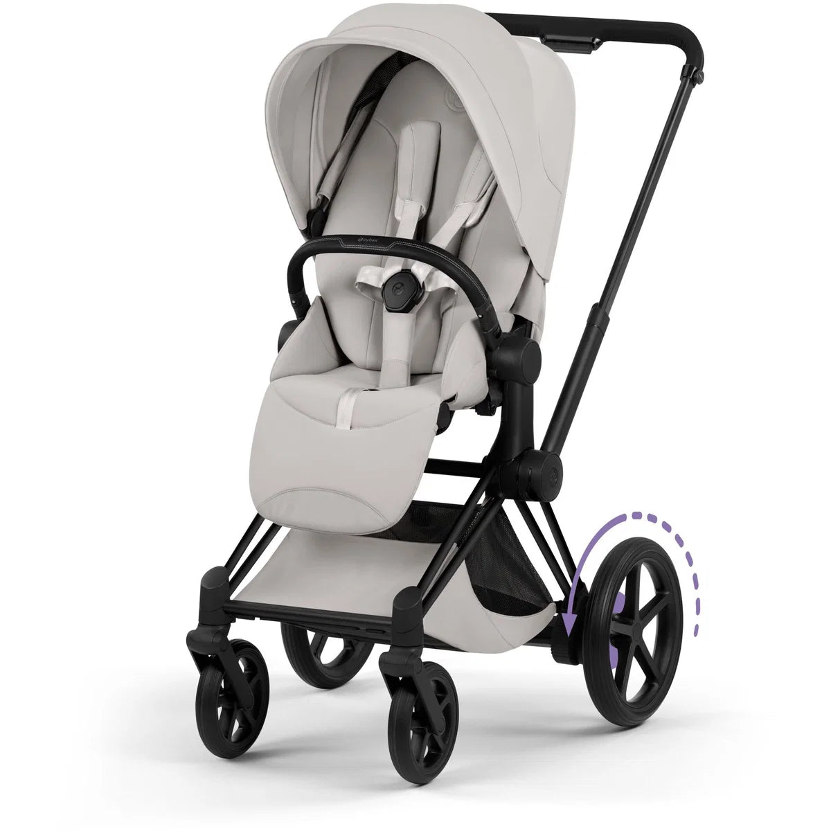 CYBEX E-Priam Style Matt Bundle - Set 4in1 inkl. Cloud T & Base T City Grey