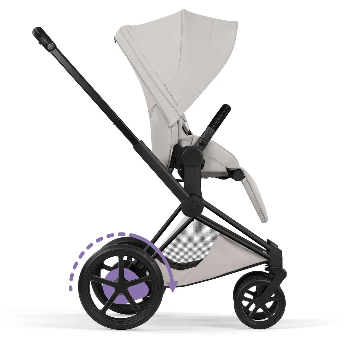 CYBEX E-Priam Style Matt Bundle - Set 4in1 inkl. Cloud T & Base T City Grey