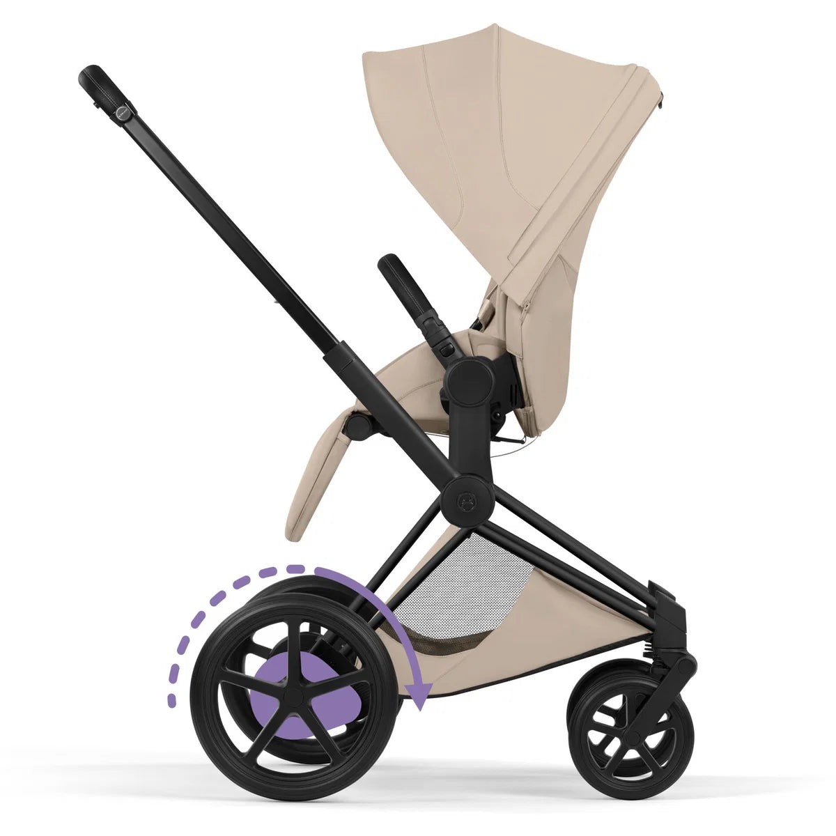 CYBEX E-Priam Style Matt Bundle - Set 4in1 inkl. Cloud T & Base T Cozy Beige