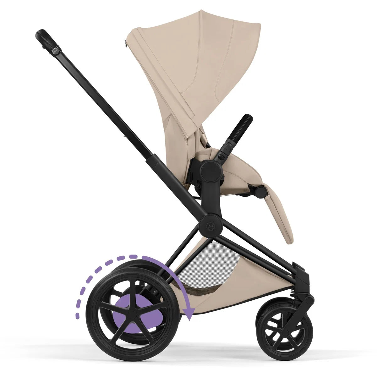 CYBEX E-Priam Style Matt Bundle - Set 4in1 inkl. Cloud T & Base T Cozy Beige