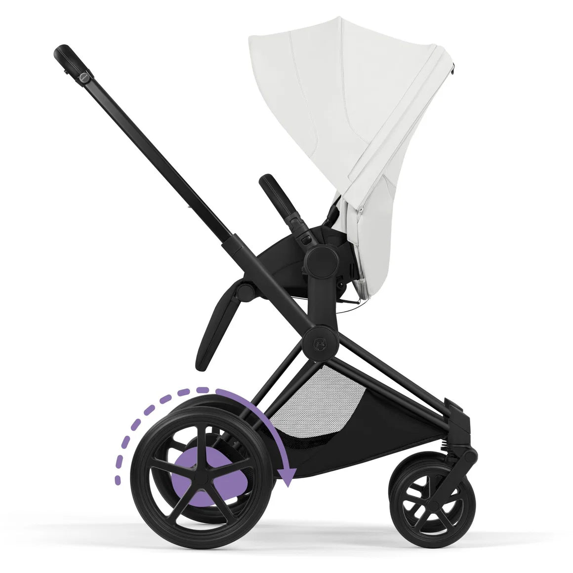 CYBEX E-Priam Style Matt Bundle - Set 4in1 inkl. Cloud T & Base T Off White