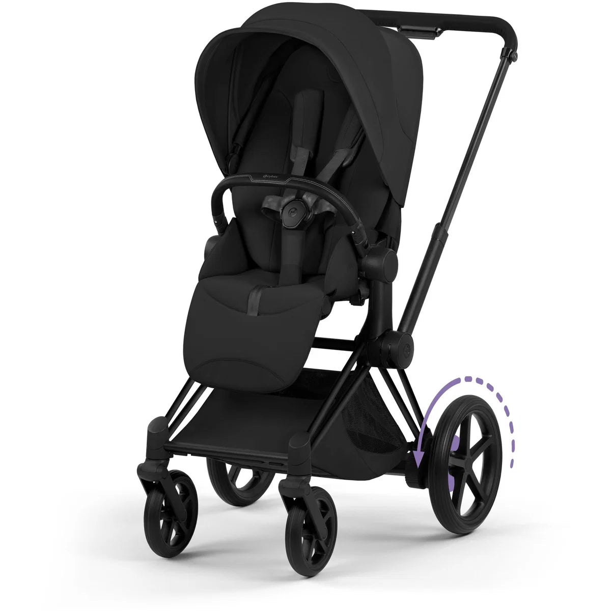 CYBEX E-Priam Style Matt Bundle - Set 4in1 inkl. Cloud T & Base T Sepia Black