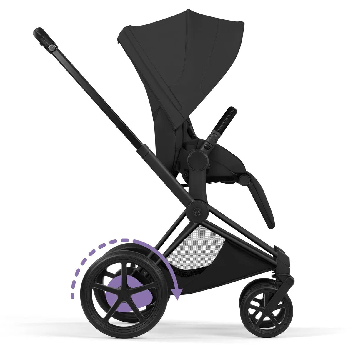 CYBEX E-Priam Style Matt Bundle - Set 4in1 inkl. Cloud T & Base T Sepia Black