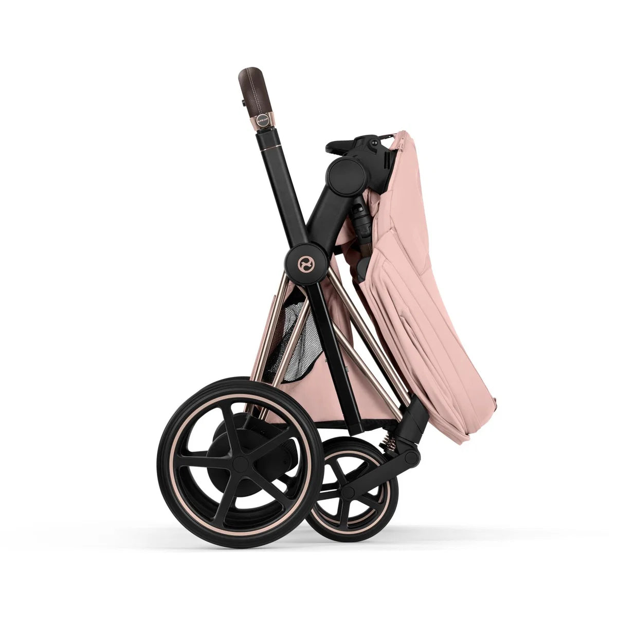 CYBEX E-Priam Style Rosegold Bundle - Set 4in1 inkl. Cloud T & Base T Peach Pink