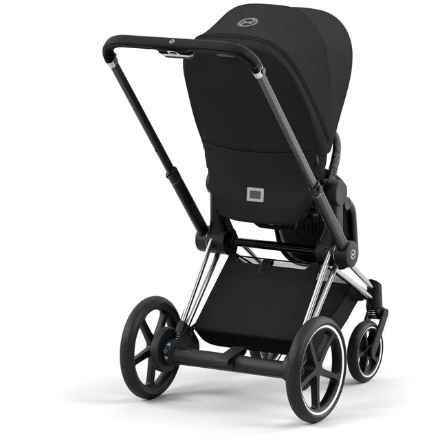 Cybex Chrome ePriam Travel Bundle-Set 4in1 inkl Cloud T Plus Chrome / Black / Sephia Black
