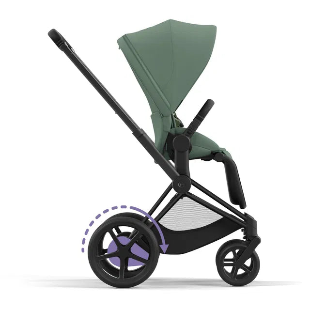 Cybex ePriam Travel Bundle-Set 4in1 inkl Cloud T Plus Leaf Green/ Black
