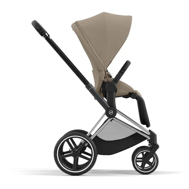 CYBEX Priam 4.0 Chrome Black Kombikinderwagen cozy beige beige