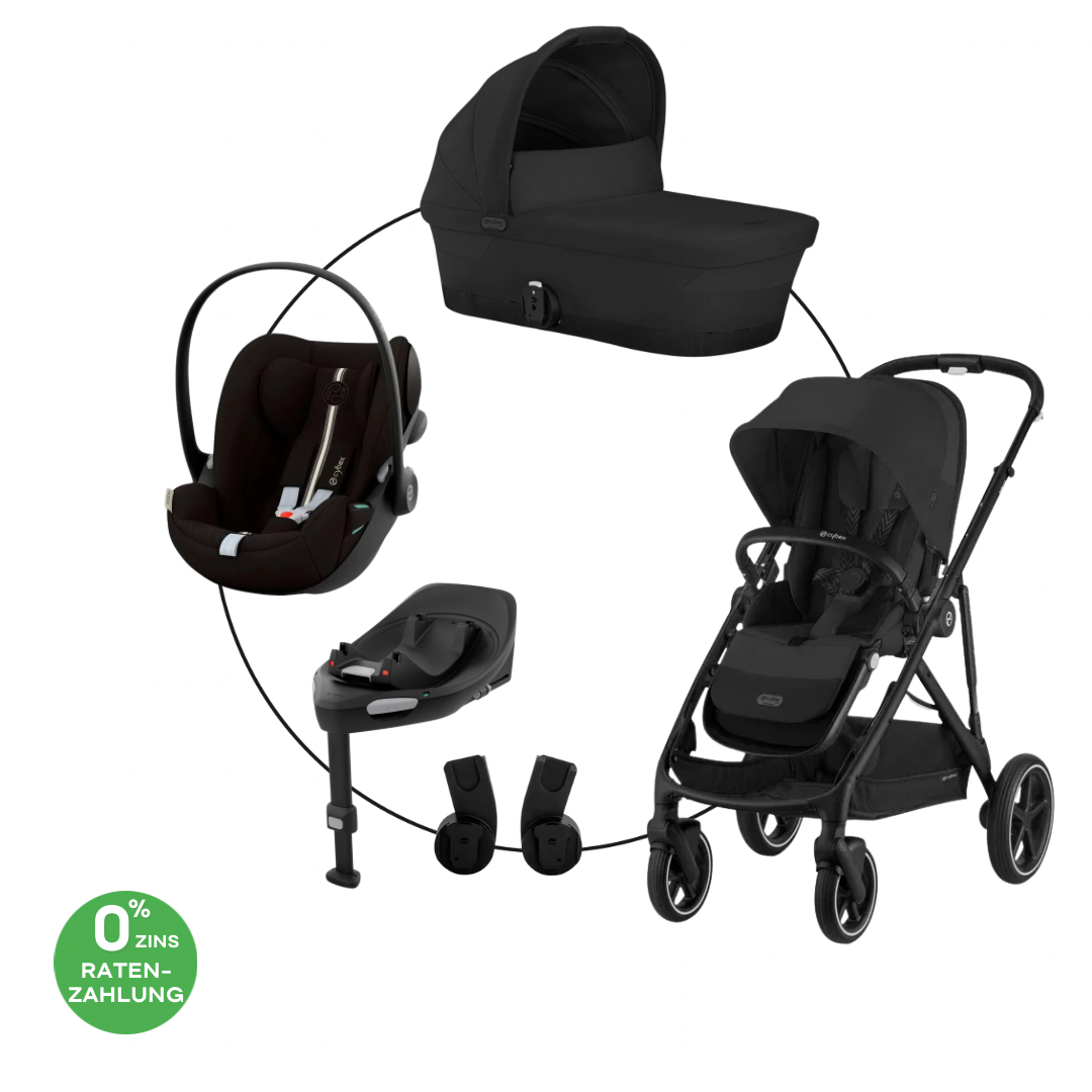 Cybex Gazelle S Bundle-Set 4in1 Moon Black