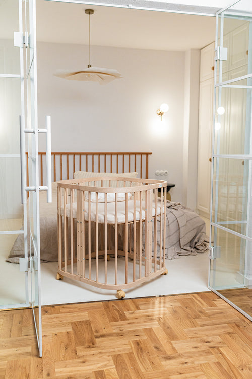 Lit Bébé 7en1 Quadi Nature – incluant Matelas