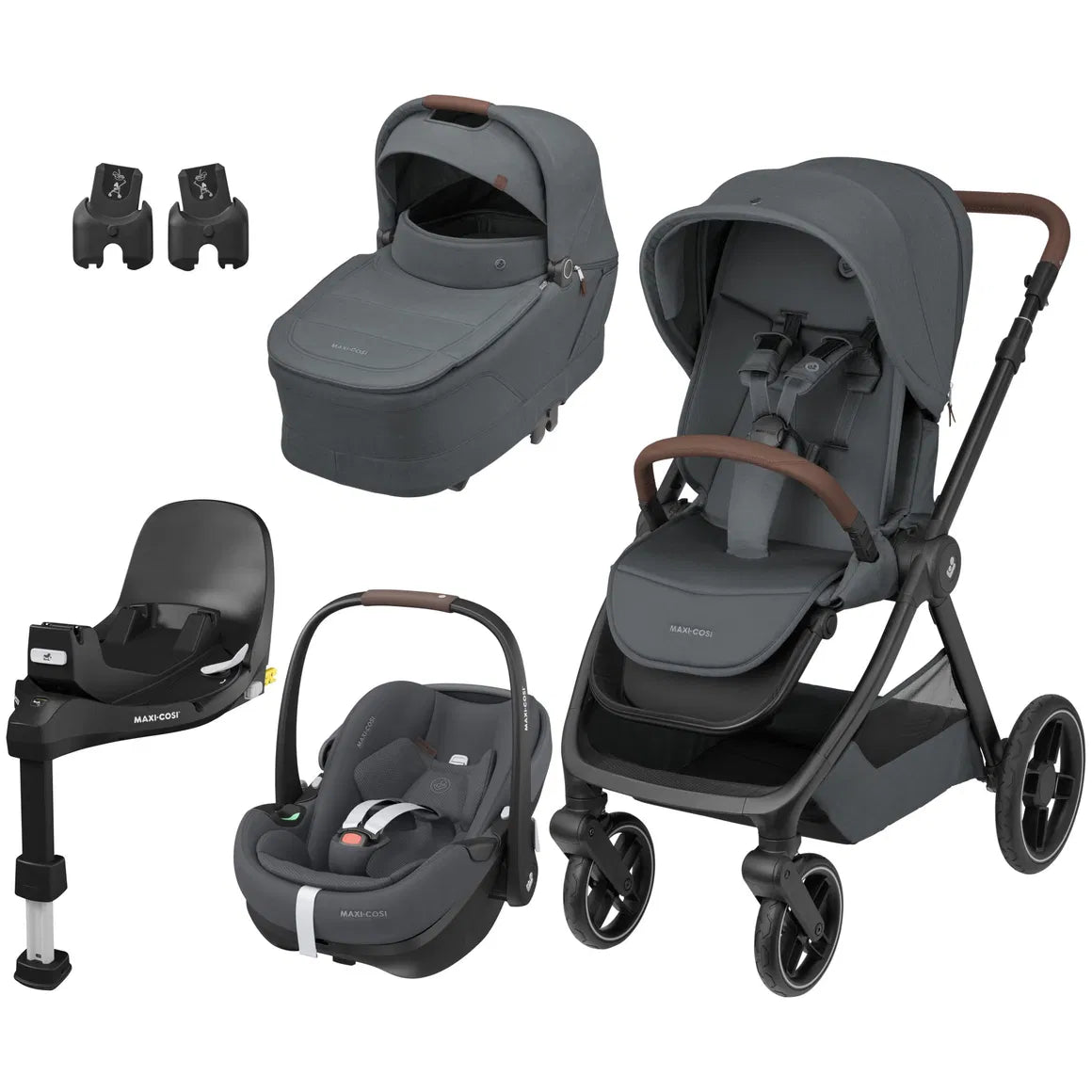 Maxi Cosi Oxford Plus Bundle Set 4in1 inkl. Pebble 360 Pro² twillic graphite