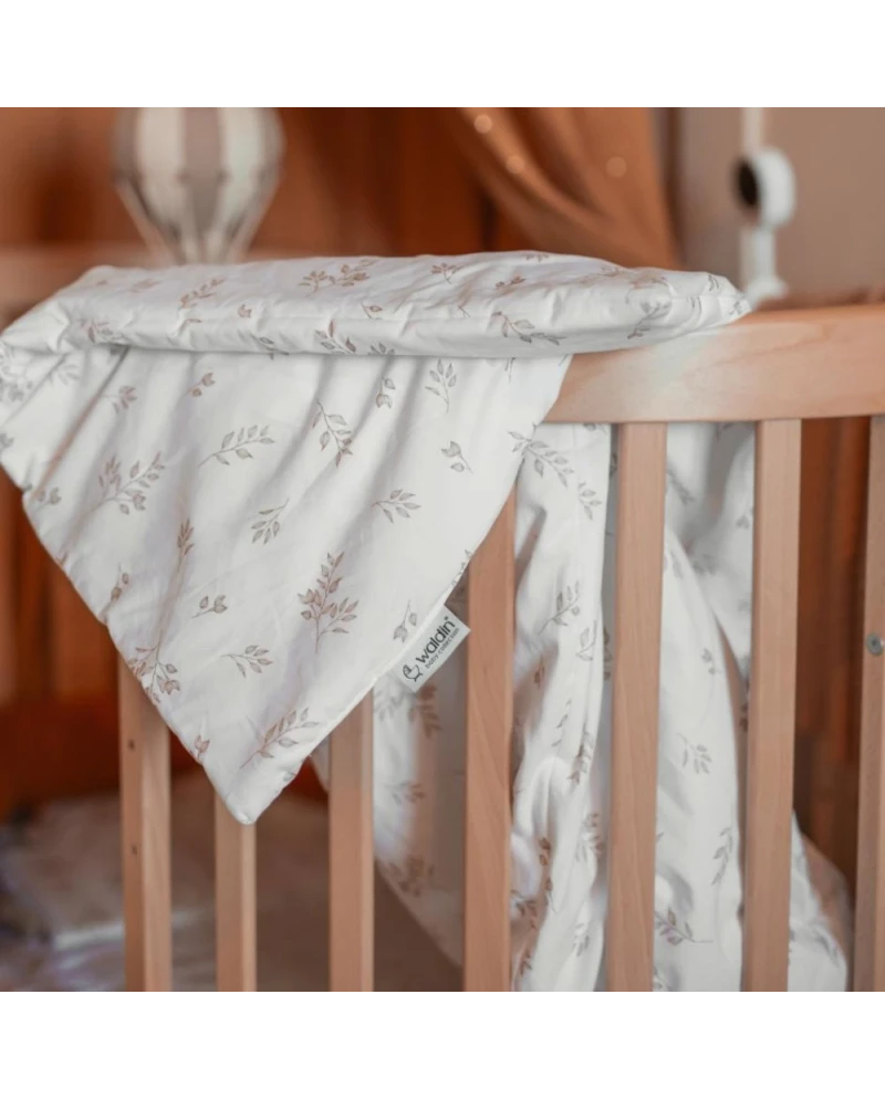 Baumwolle Bettwäsche Braune Blätter