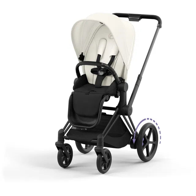 CYBEX ePriam 2.0 Matt Black Kinderwagen cozy beige beige