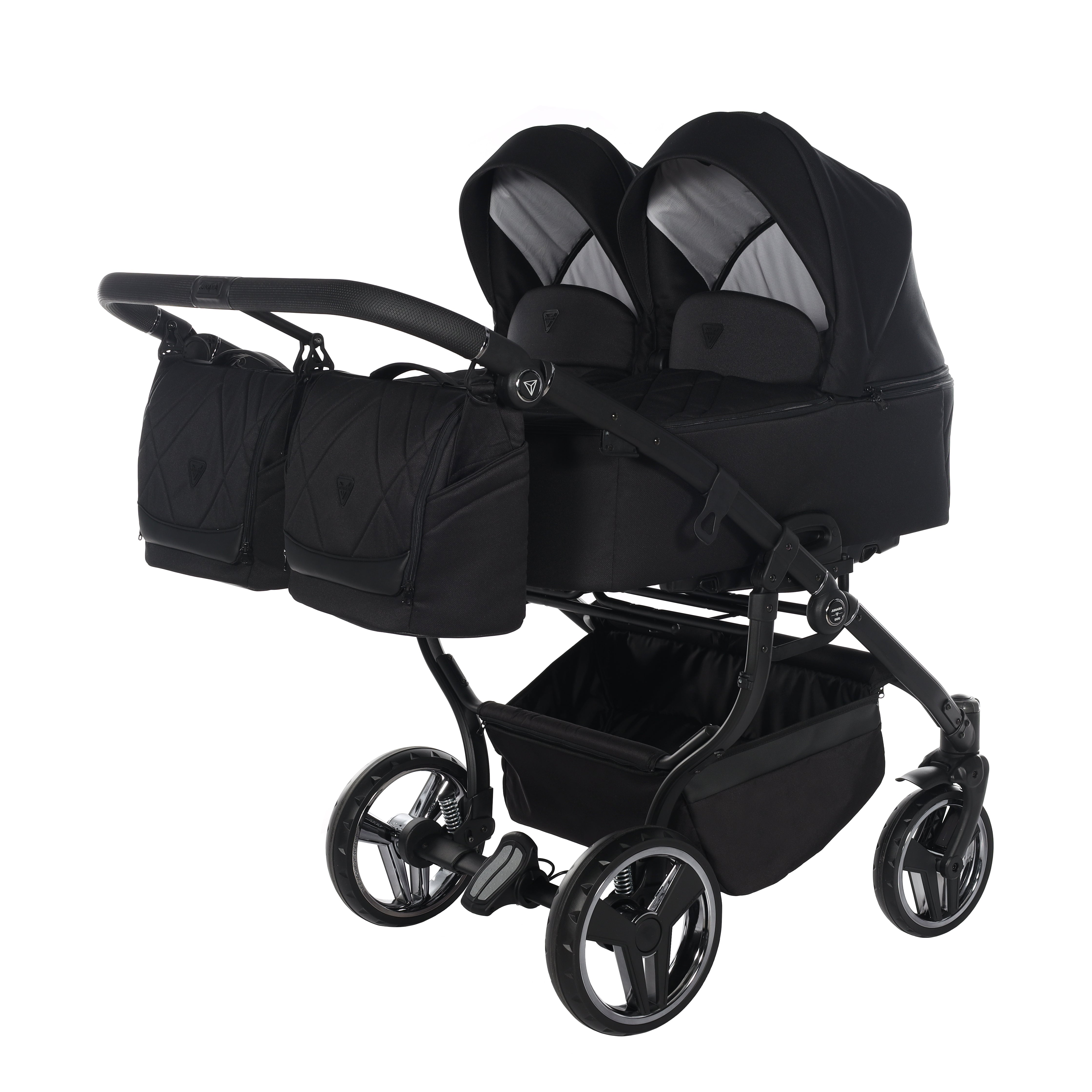 Junama AIR DUO V3 Zwillingswagen 3in1 Black