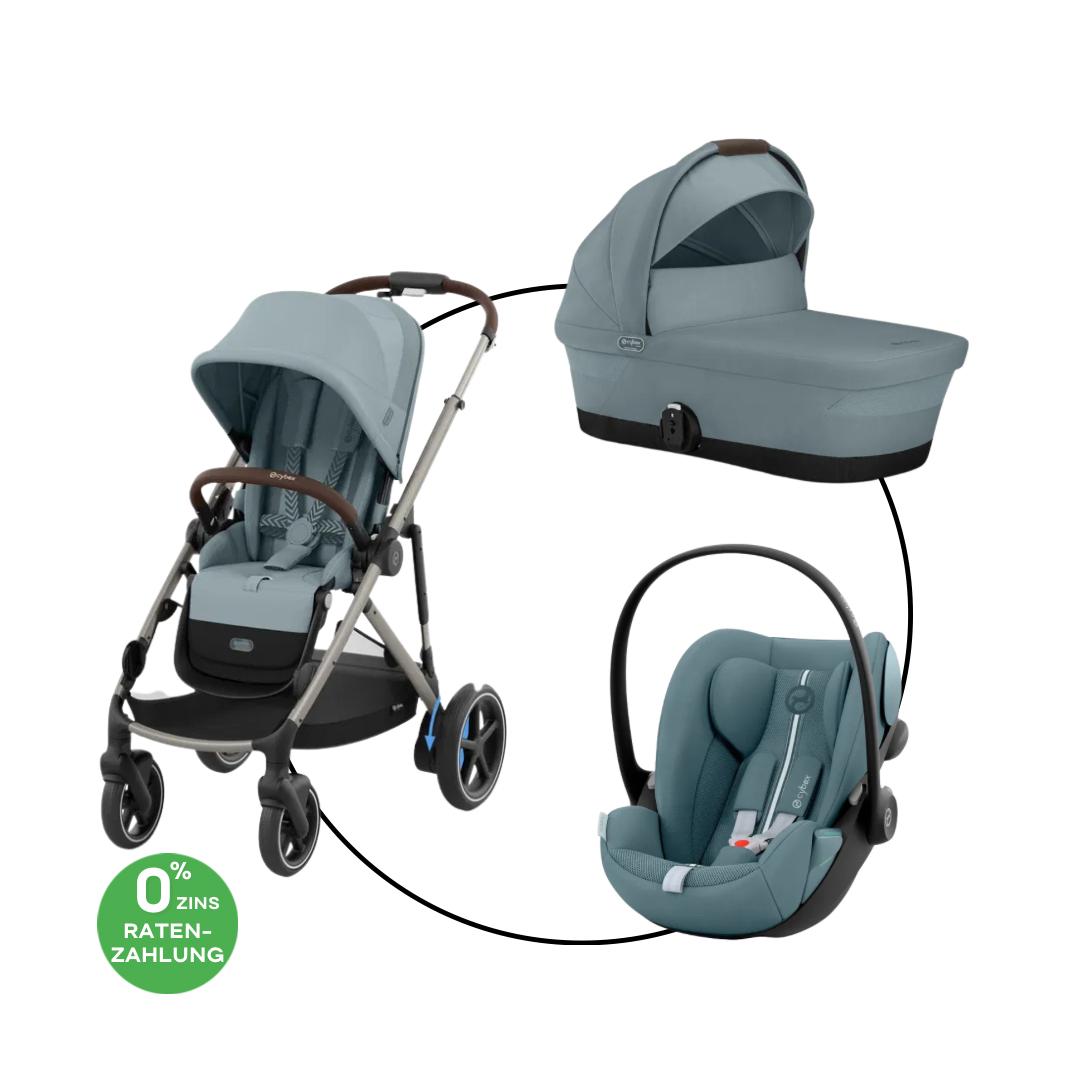 Cybex E-Gazelle Travel Bundle-Set Trio-Set Stormy Blue
