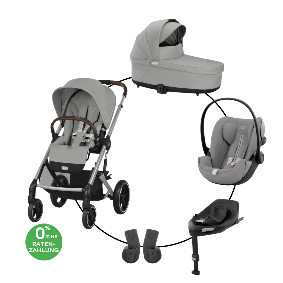 Cybex Balios S Lux Bundle 4in1 inkl. Cloud G i-Size Plus Stone Grey