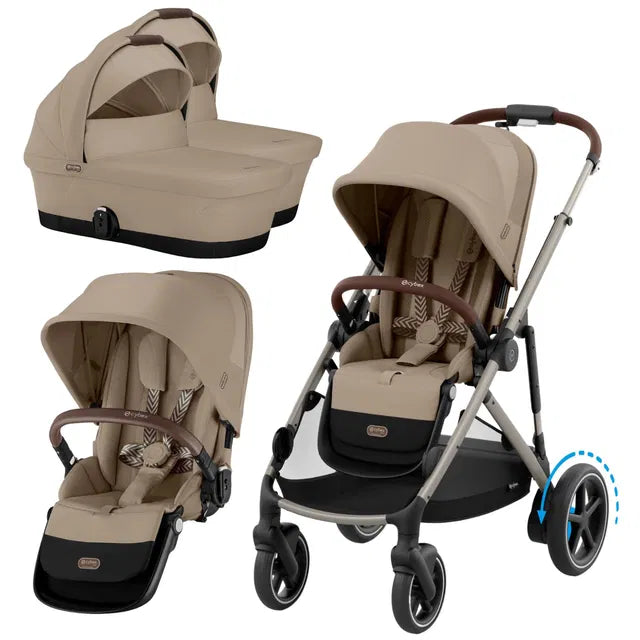 CYBEX eGazelle S Set Zwillinge moon black black