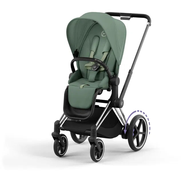 CYBEX ePriam 2.0 Chrome Black Kinderwagen cozy beige beige
