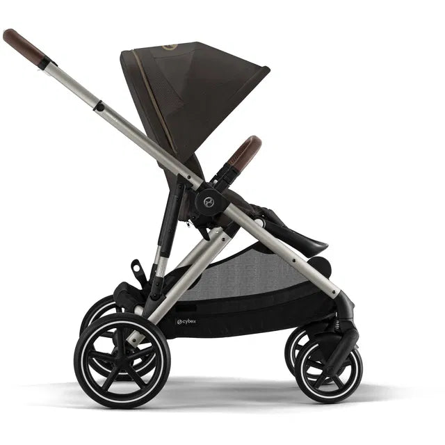 CYBEX Gazelle S Zwillingskinderwagen Bundle-Set 4in1 Chocolate Brown