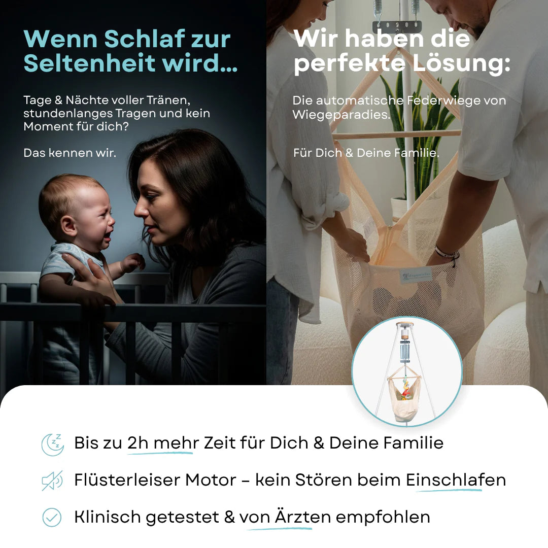 Federwiege inkl Motor - Set Sternentraum 2.0