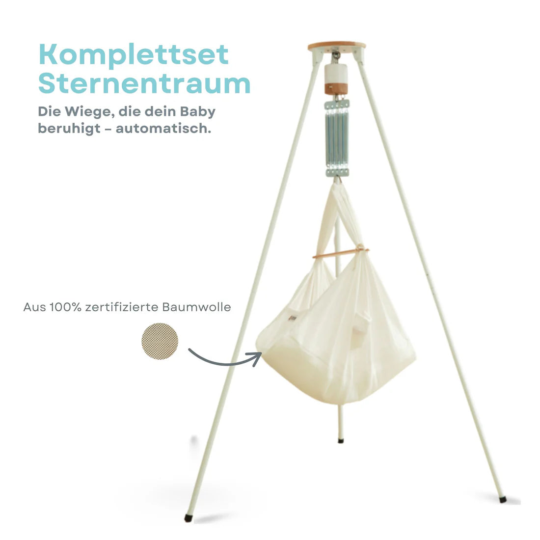 Federwiege inkl Motor - Set Sternentraum 2.0