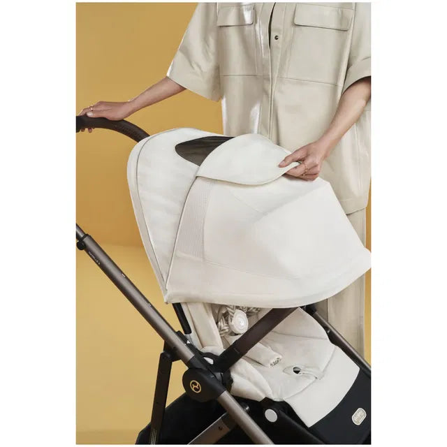 CYBEX Gazelle S Geschwisterkinderwagen moon black black