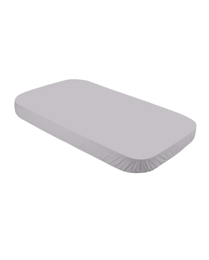 Spannbettlaken aus Baumwolle 124x73 cm – Gray
