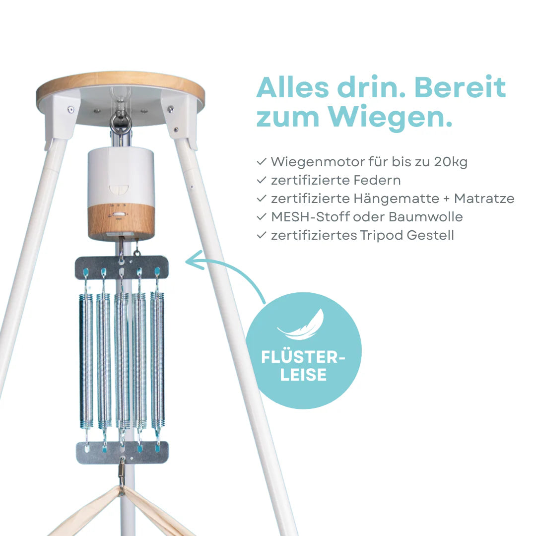 Federwiege inkl Motor - Set Sternentraum 2.0
