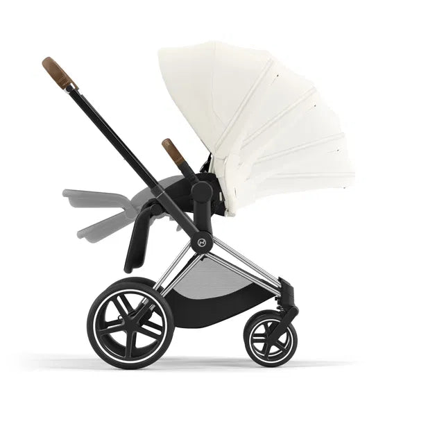 Cybex Priam Travel Bundle-Set 4in1 inkl Cloud T Plus Off White/ Brown /Chrome