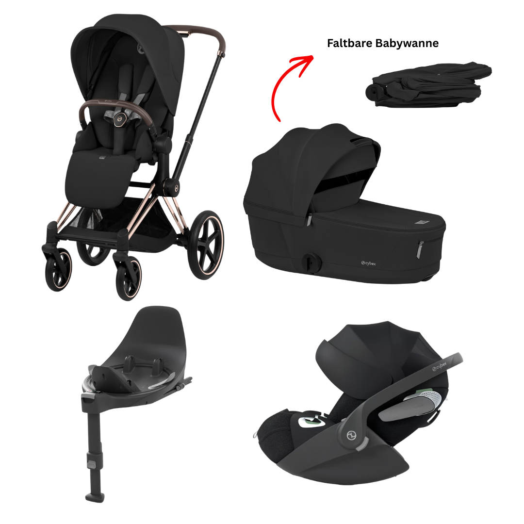 Cybex Priam 2026 Rosegold 4in1 Bundle Sepia Black