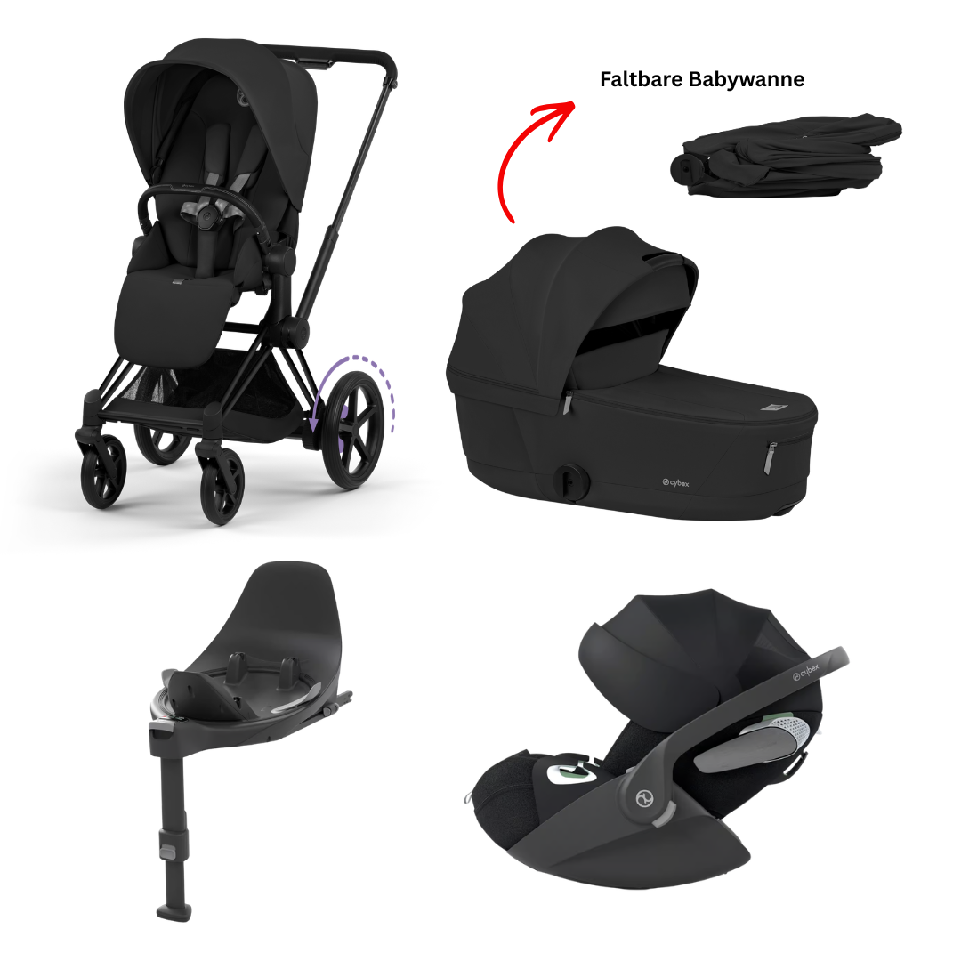 Cybex ePriam Comfort 2026 Matt Black 4in1 Bundle Sepia Black