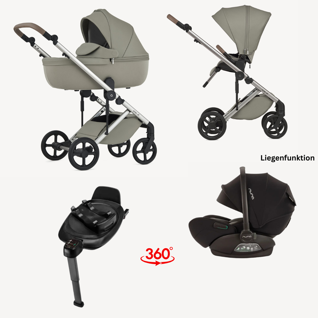 Anex Eli Excite 4in1 Bundle Set inkl Babyschale & Isofix 360°