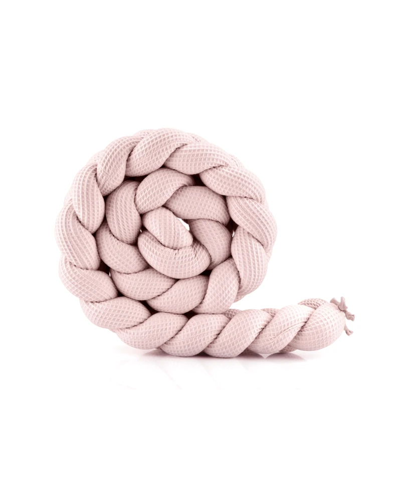 Pink Bettschlange 210 cm Waffel