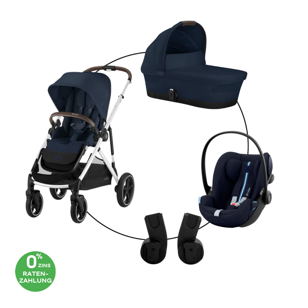Cybex Gazelle S Trio-Set Bundle Inkl Cloud G PLUS i-Size Navy Blue