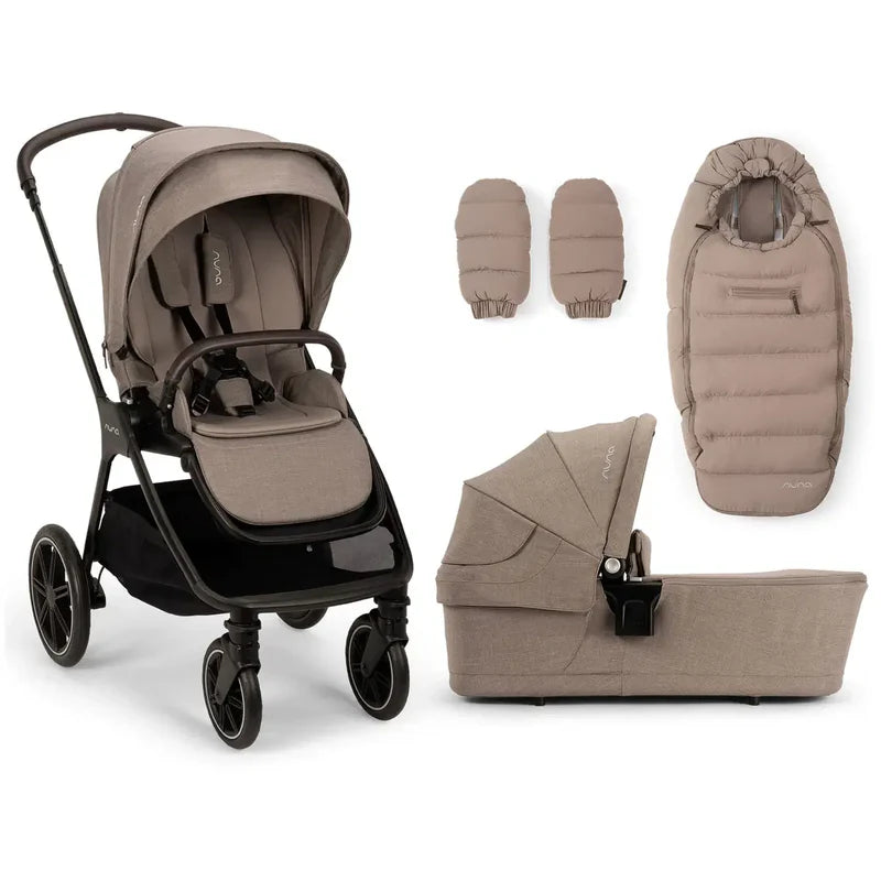 Nuna Triv LX Cedar Bundle 4in1 inkl Babybett Oval 5in1 Weiss