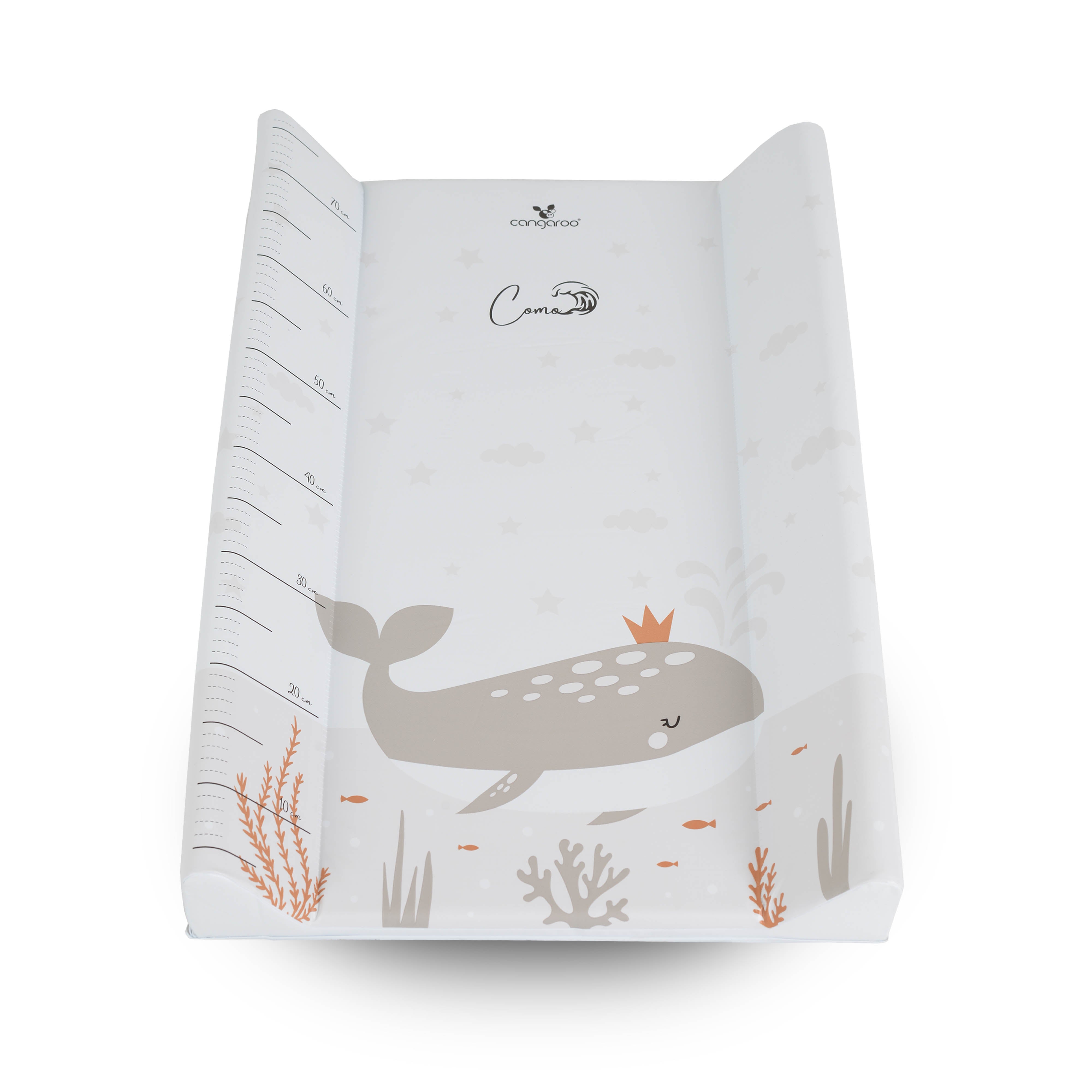 Badewannen-Set Como 3-in-1 mit Wickeltisch inkl. Kissenbezug grey