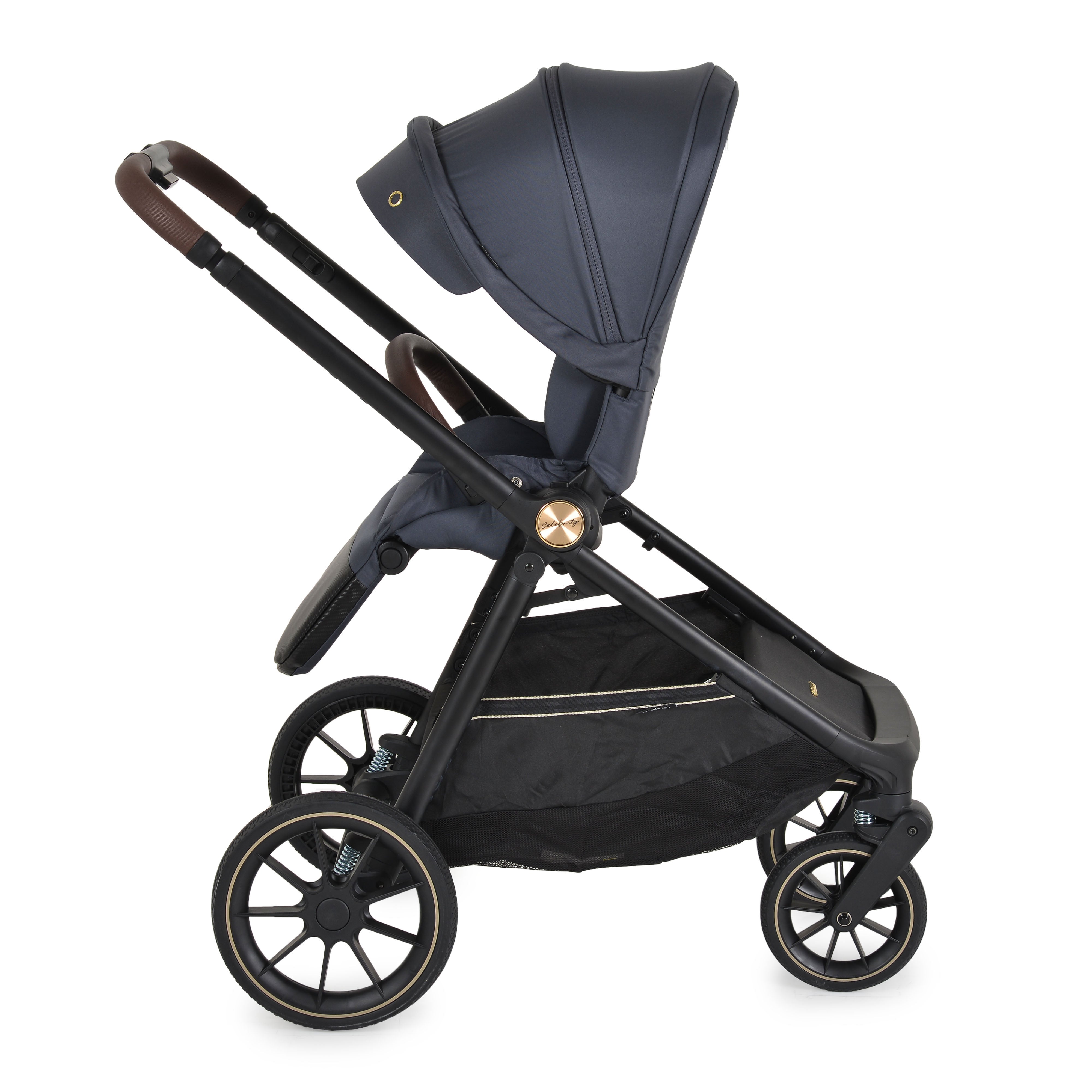 Kinderwagen 3in1 Celebrity Graystone inkl. flachliegendem Autositz