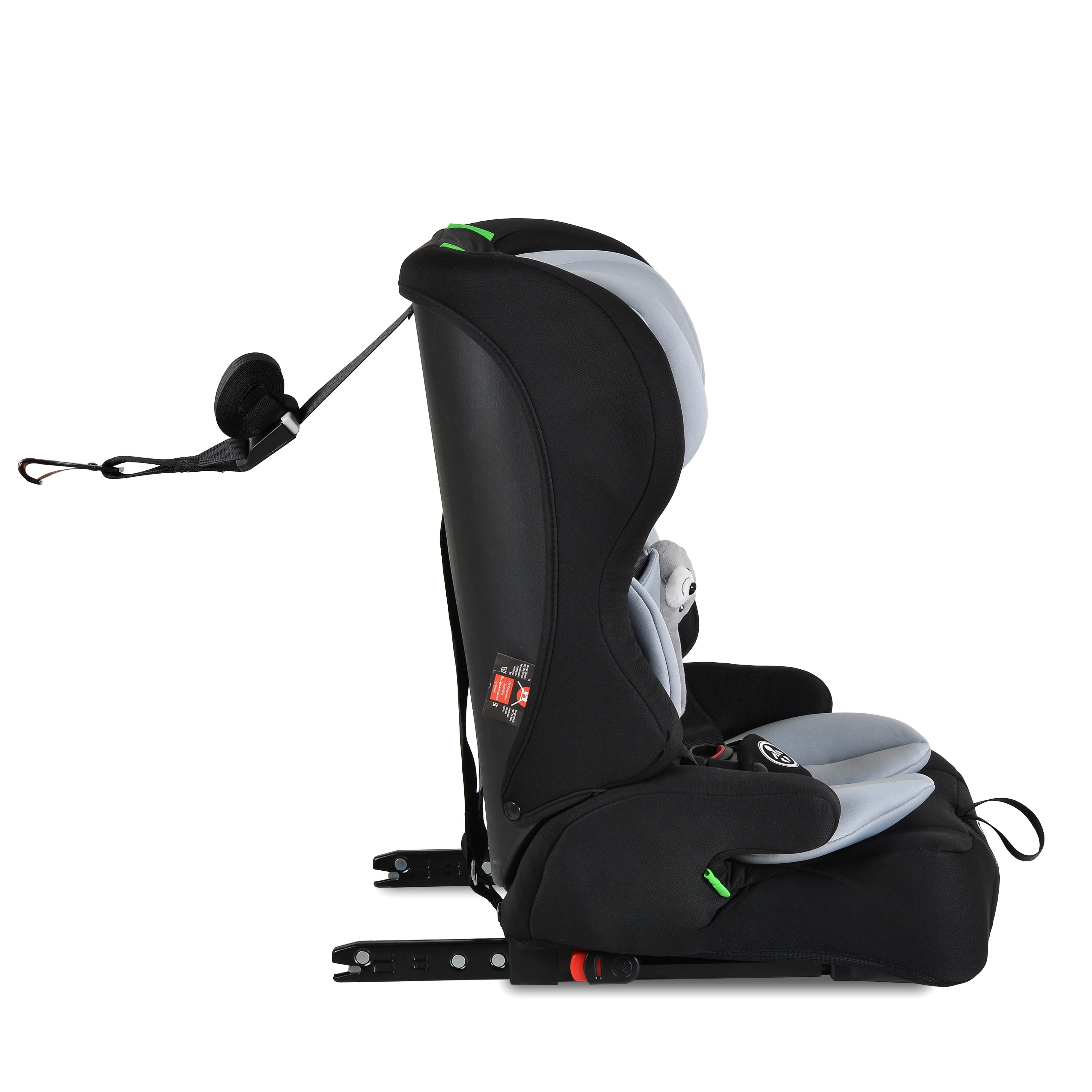 Autositz Security 76-150cm grey inkl. Isofix & Cup Holder