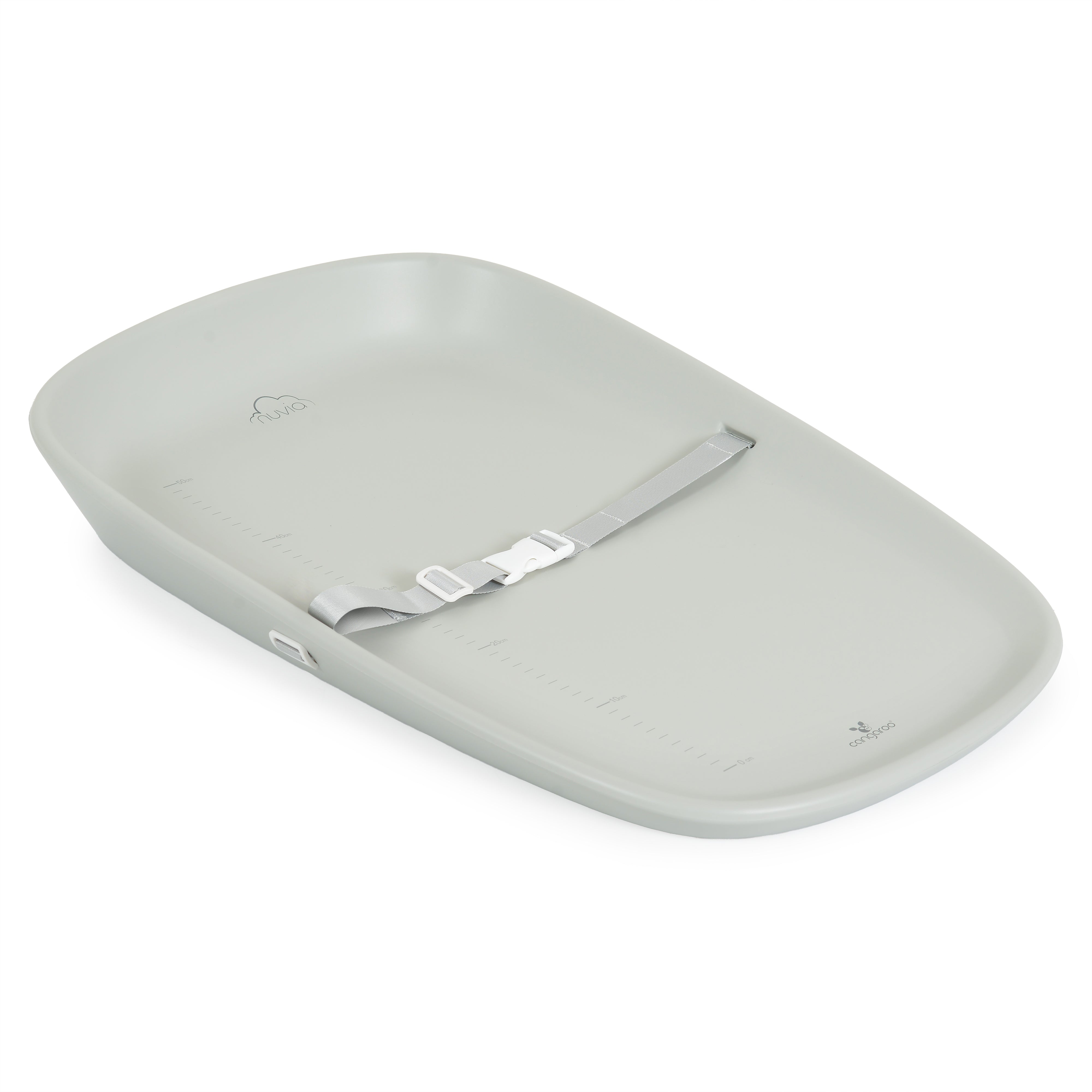 Silikon Wickelkissen Nuvia mit Sicherheitsgurt grey