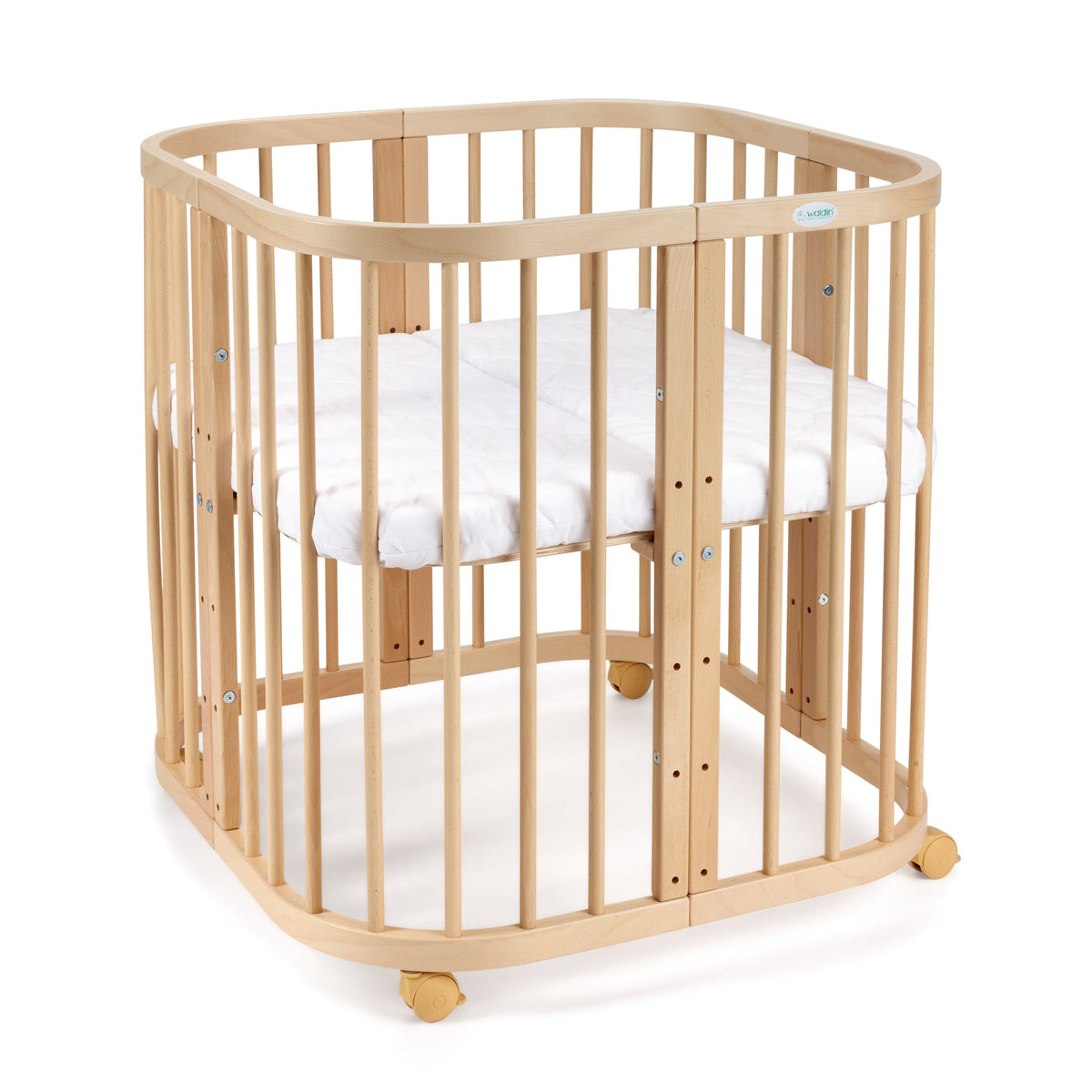 Lit Bébé 7en1 Quadi Nature – incluant Matelas