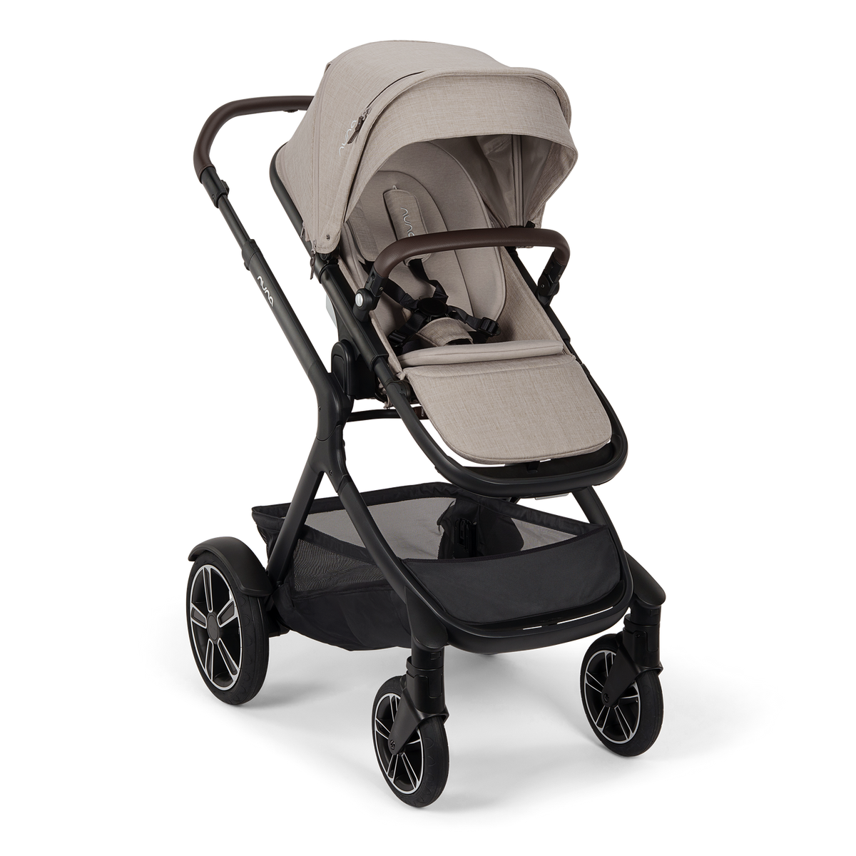 Nuna DEMI next – Kinderwagen inkl. Adapter, Regenverdeck und Mitfahrbrett