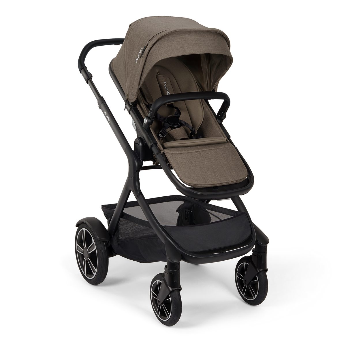 Nuna DEMI next – Kinderwagen inkl. Adapter, Regenverdeck und Mitfahrbrett